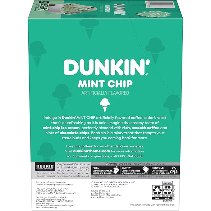Dunkin??Mint Chip 10ct K-Cup (Pack of 6)