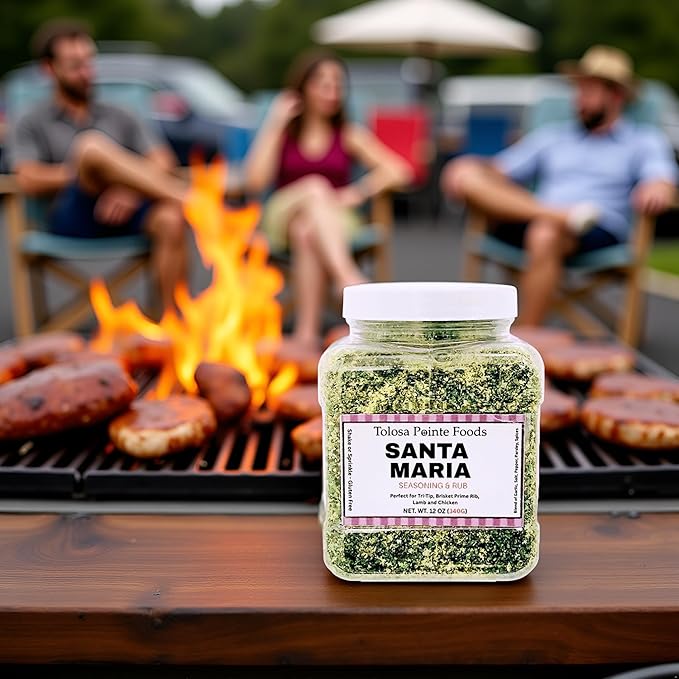 Tolosa Pointe - Santa Maria Seasoning 11 Oz Tri Tip, Steak, Chicken, Steak Seasoning for Grilling, BBQ Rub (312g)