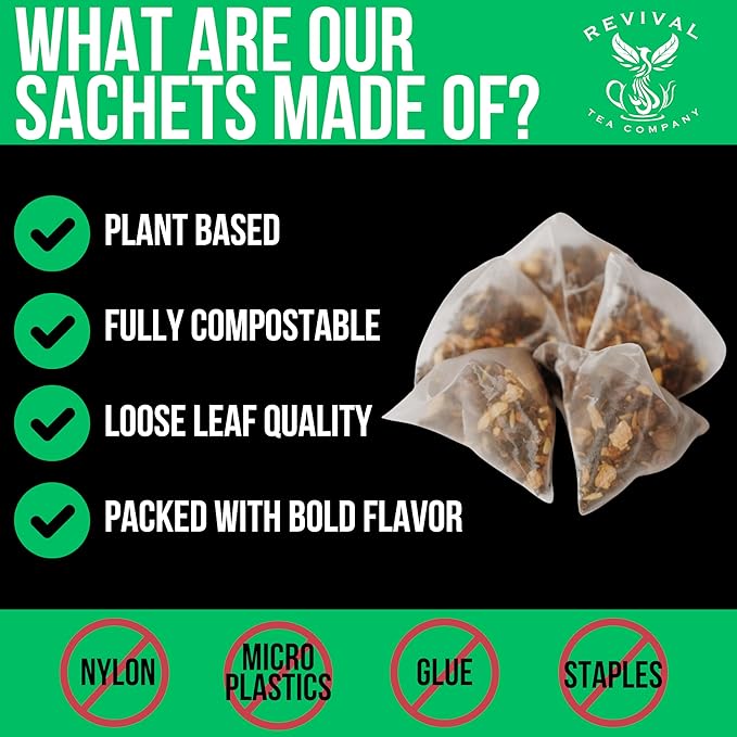 Revival Tea Company Lavender Tea - Black Tea Blend with Lavender Flowers - 24 Tea Bags