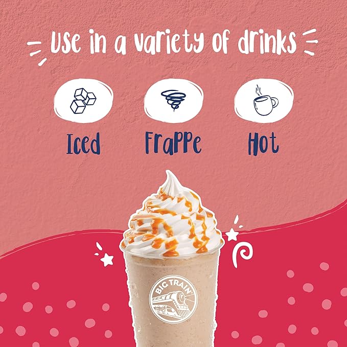 Big Train Cake Batter Blended Cr챔me Beverage Mix, 3.5 Pound (Pack of 1)