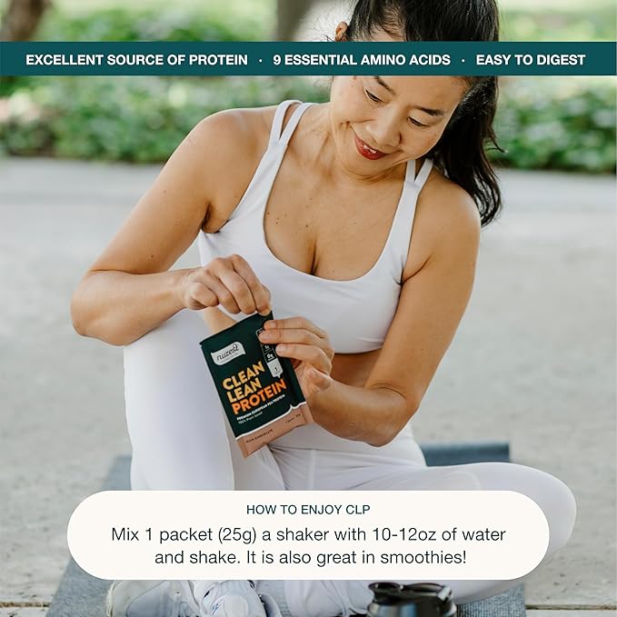 Nuzest - Pea Protein Powder - Clean Lean Protein, Premium Vegan Plant Based Protein Powder, Dairy