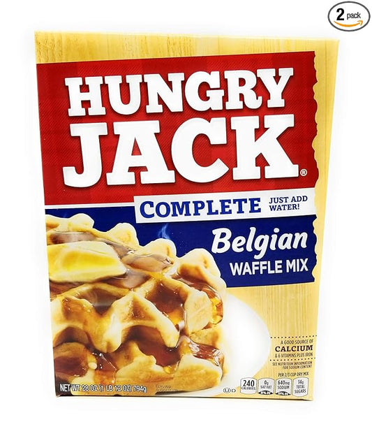 Hungry Jack Complete Belgian Waffle Mix (Pack of 2)