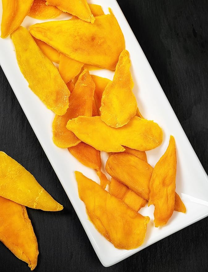 Anna and Sarah Organic Dried Mango, No Sugar Added Natural Snacks, 2 Lbs