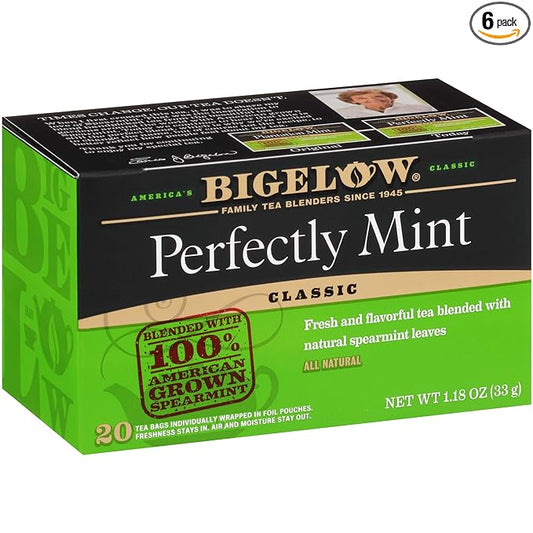 Bigelow Plantation Mint, 20 BG (Pack of 6)
