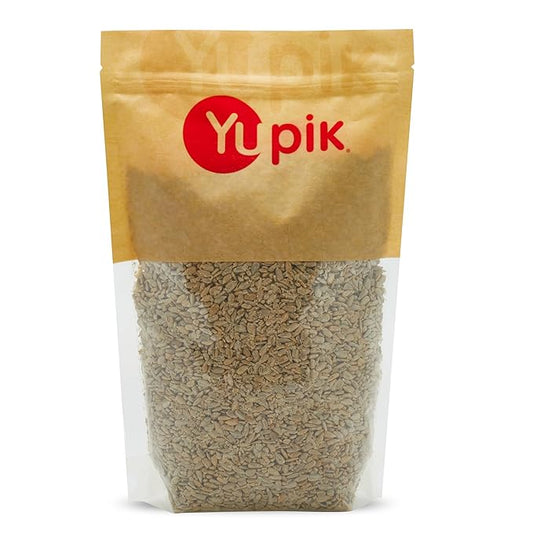 Yupik Roasted Salted Sunflower Seeds, No Shell, 2 lb (35.2 oz), Gluten-Free, Vegan, Kosher, Shelled Seeds, Source of Fiber & Iron, Plant-Based Protein, Savory Snack, Ideal Topping