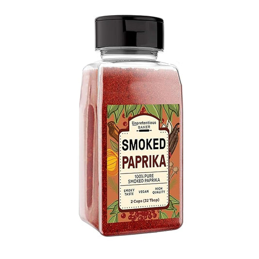 Unpretentious Smoked Paprika (9.12 Ounce) 2 Cups, Ground Spice Made from Dried Red Chile Peppers, Strong & Smoked Flavor