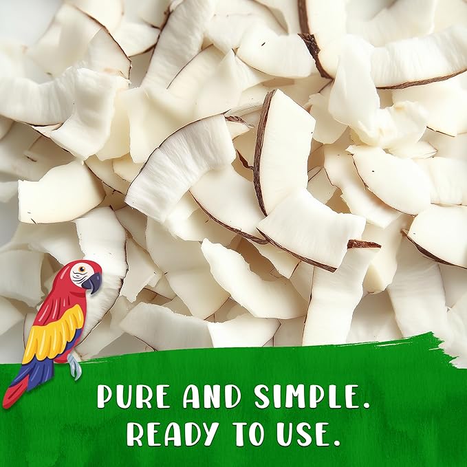 Curious Bird Extra Thick Coconut Chips - Unsweetened - Sulfite Free - 8 Ounces