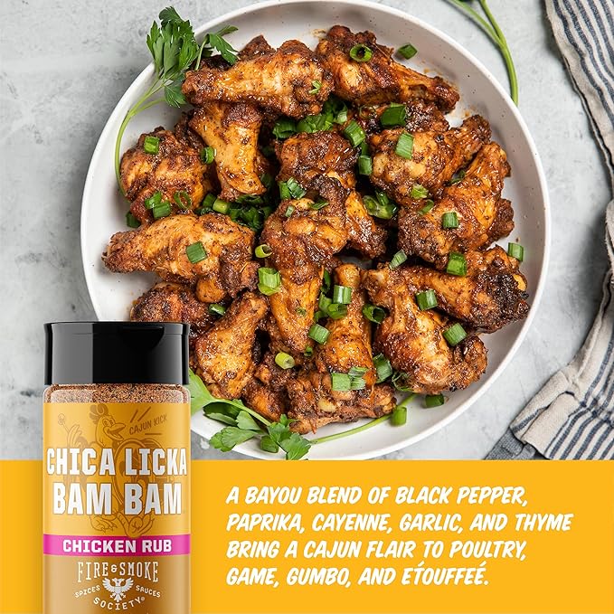 Fire & Smoke Society Flavor Core Variety Pack | BBQ Rubs and BBQ Seasonings for Smoking and Grilling | Fathers Day | Large Spices Set (4-Pack)