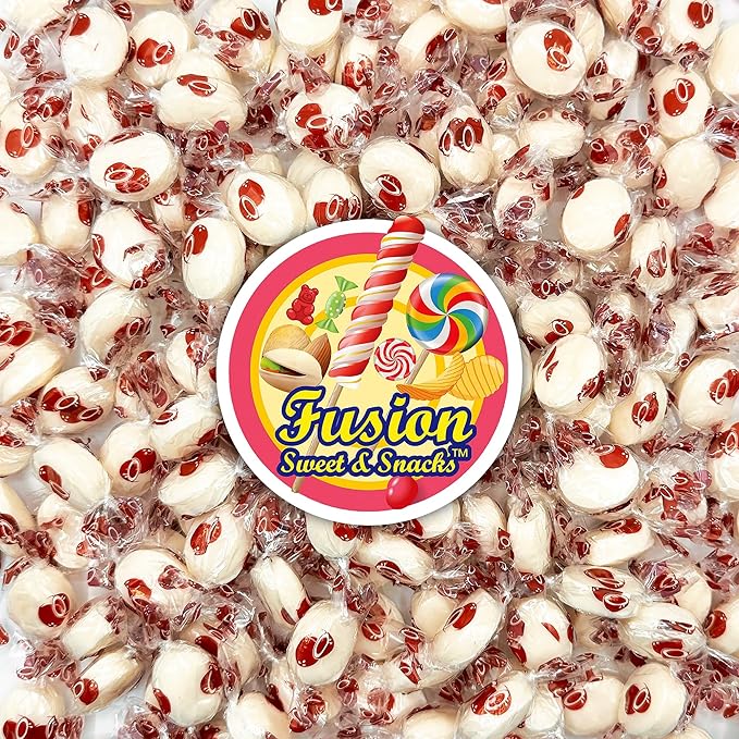 Coconut Hard Candy - 1 Pound Individually Wrapped Candy, Creamy Filled Coconut Candy, Bulk Bag Old Fashioned Treats
