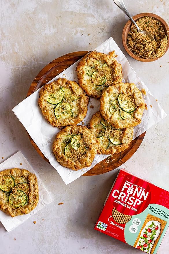 Finn Crisps Multigrain Crispbread 6.1oz 3 Packs | Multipack Authentic Finnish Sourdough Crispbread | Multigrain Crackers by Finn Crisp [3 Boxes of 6.1oz/175gr Box]