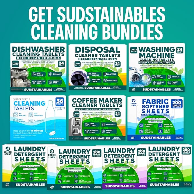 Coffee Maker Cleaner Tablets ??Descaling & Cleaning Solution for Coffee Makers, Pot, Espresso Machines ??Compatible with Breville, Miele, Keurig, DeLonghi, Nespresso & More ??Removes Stains & Oils