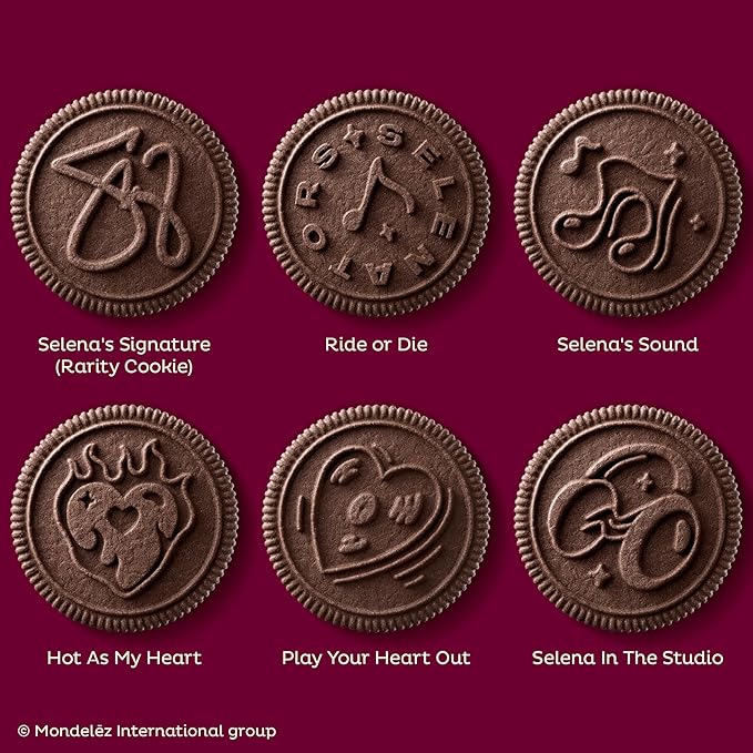 Selena Gomez OREO Cookies, Chocolate and Cinnamon Creme, Limited Edition, 10.68 oz