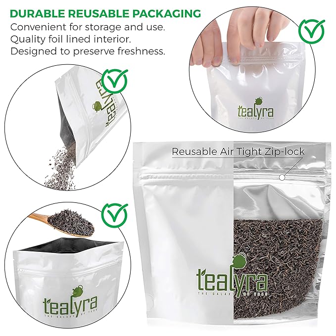 Tealyra - Decaf Orange Pekoe Ceylon Black Loose Tea - No Caffeine - Best Morning Tea - Sri Lanka - 112g (4-Ounce)