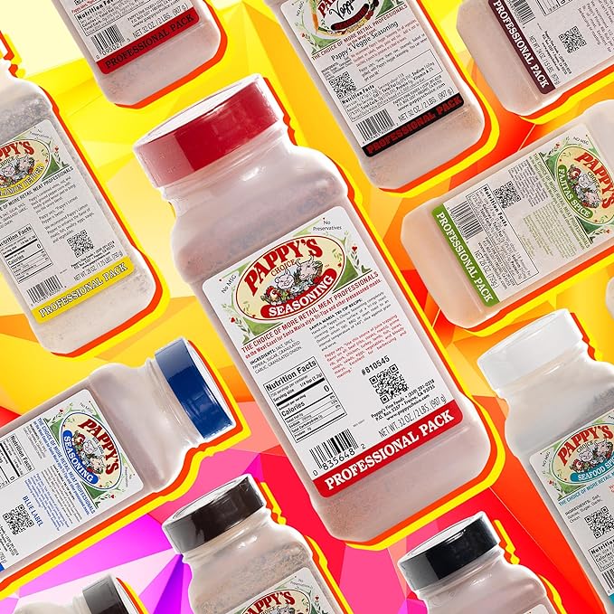 Pappy's Choice Seasoning - Original. All-in-One Gourmet Steak & Meat Rub for Grilling | Perfect for Steaks, Beef, Burgers, and BBQ | Premium Rubs & Seasonings for All Meats, Salads, Veggies, Sea Food and more!