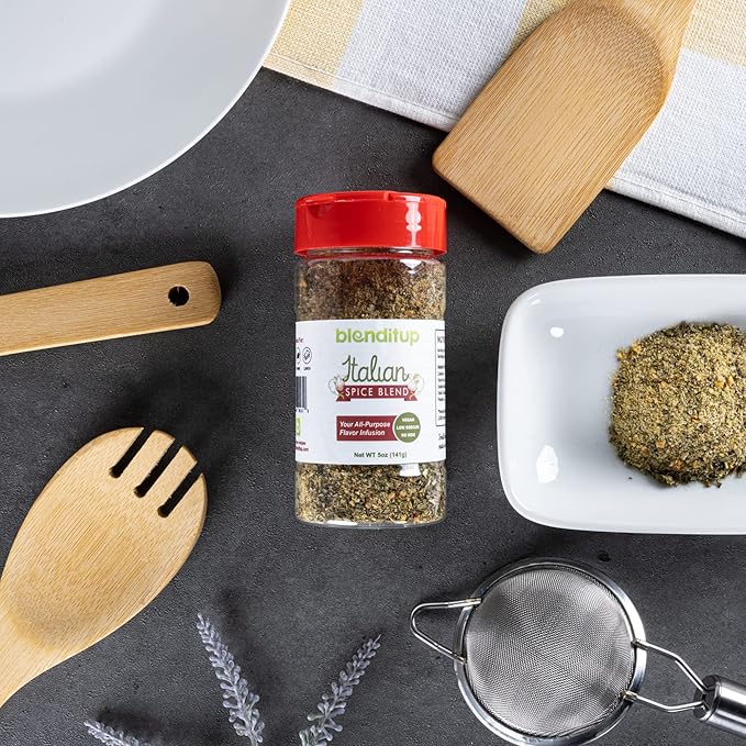 Italian Spice Blend | Gourmet Spices with Sea Salt | Healthy to Add to Any Dish | Low Sodium, No Gluten, No MSG, Vegan | 5 oz