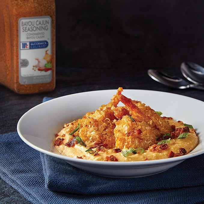 McCormick Culinary Bayou Cajun Seasoning, 21 oz (Pack of 6) - Six 21 Ounce Containers of Cajun Seasoning Made With Aromatic Spices for Catfish, Crawfish, Jambalaya and Gumbo