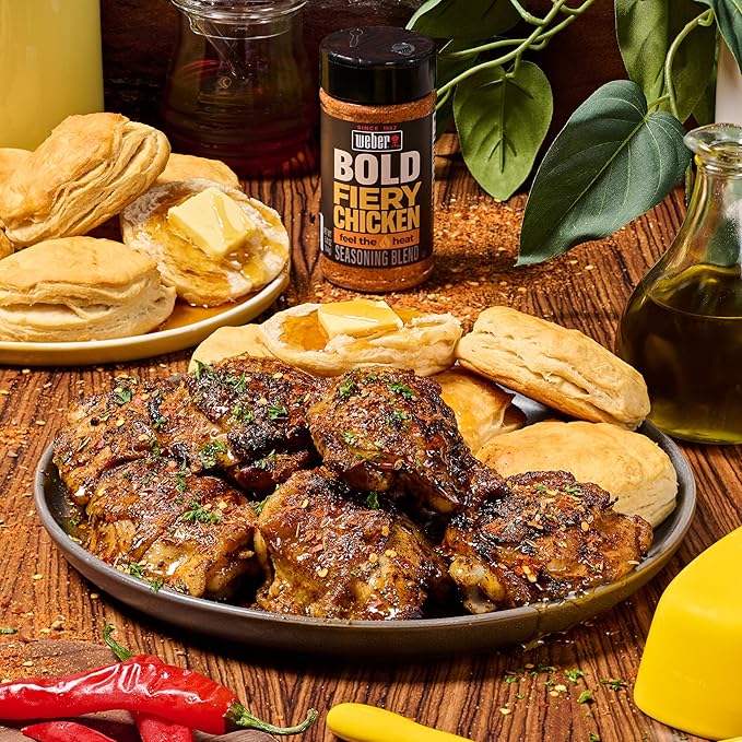 Weber BOLD Fiery Chicken Seasoning Blend, 5.8 oz