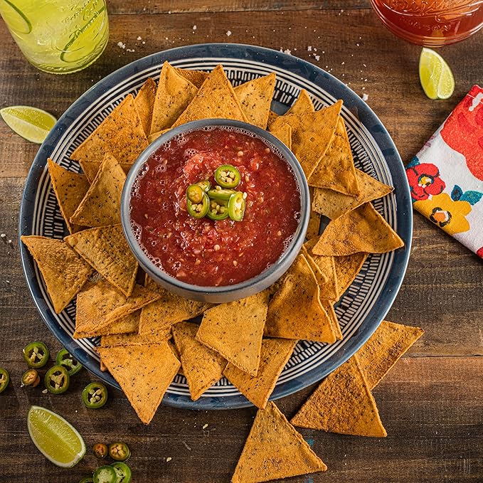 Tia Lupita Cactus Tortilla Chips Salsa Verde (Pack of 3) - Vegan, Gluten-Free, Grain-Free, Dairy-Free, Non-GMO, High Fiber, Authentic Mexican Snack Food