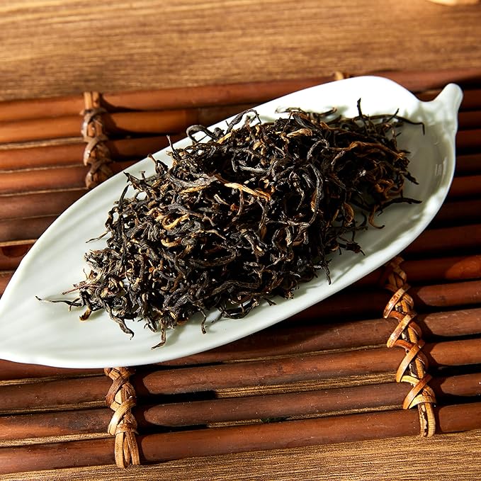 ChaWuWarmSun [B] JinJunMei Black Tea,8.8oz/250g,Chinese Loose Leaf Tea,WuYi Mountain,FuJian China