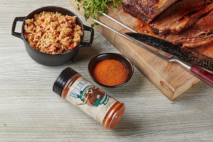 Wildlife Seasonings Longhorn Brisket Rub ??Sweet & Smoky Dry Rub Seasoning for BBQ & Smoking | Perfect Beef & Meat Seasoning with Spice Heat | 5.75 oz Bottle