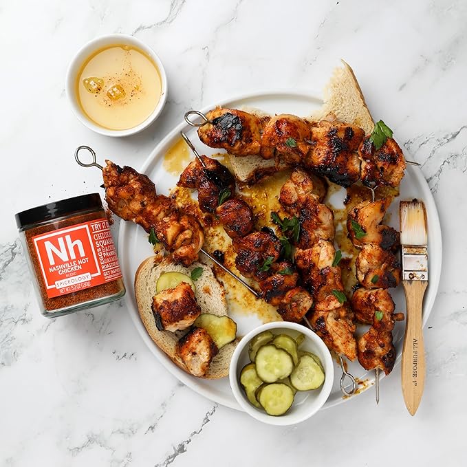 Spiceology – Nashville Hot Chicken Seasoning – Bold & Spicy Chicken Rub with Cayenne, Smoked Paprika & Garlic – Nashville Hot Dry Rub for Wings, BBQ & More – 5.3 oz