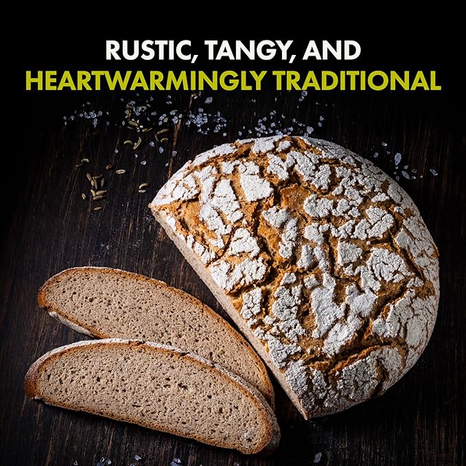Let???Bake Bread Organic Vienna Sourdough Rye Baking Mix - Artisan Loaf with Aromatic Spices - USDA Organic, Non-GMO, Real Sourdough, No Additives, Easy Home Baking - 17.64 oz (1 Pack)