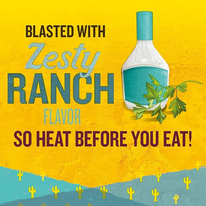 Old El Paso Stand ???Stuff Taco Shells, Zesty Ranch Flavored, Gluten Free Crunchy Corn Taco Shells, 10 Count, 5.4 oz (Pack of 6)