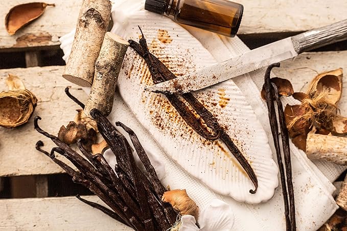 50 Organic Madagascar Vanilla Beans. Whole Grade A Vanilla Pods for Vanilla Extract and Baking