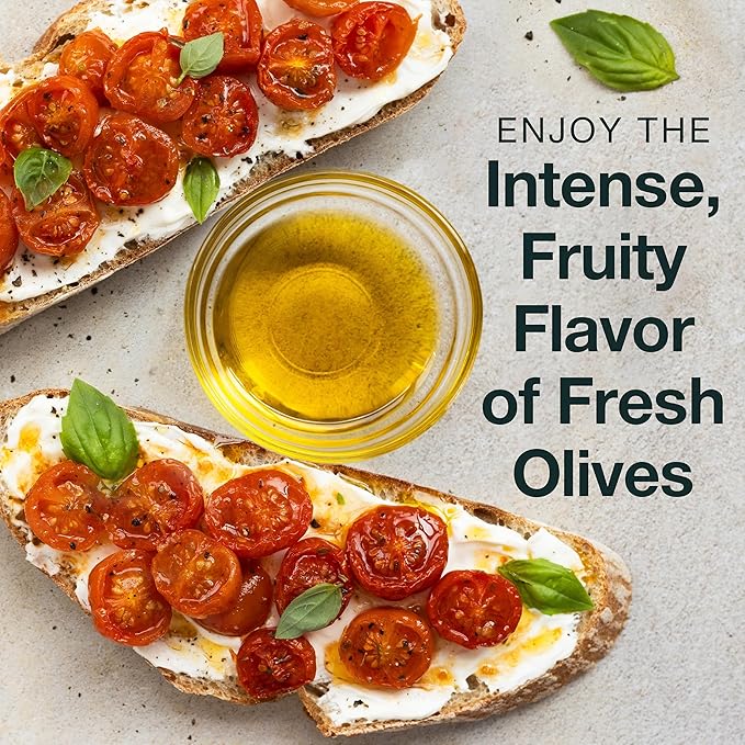 Flavorful Italian Extra Virgin Olive Oil Cold Pressed - Robust Olive Oil for Cooking and Frying, Imported from Italy - Masserie di Sant'Eramo - 16.9 Fl Oz (Pack 1)