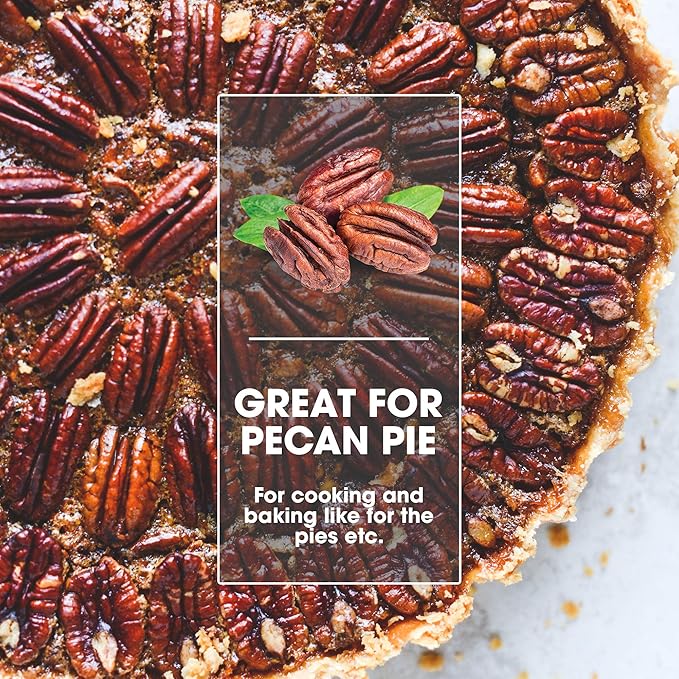 Premium Raw Pecan Halves 44oz (2.75 lb) | American-Grown, Non-GMO | Batch Tested Gluten & Peanut Free | No PPO or Preservatives | Rich Flavor for Snacking & Cooking