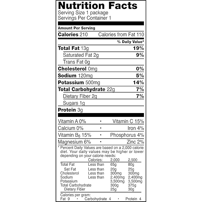 Miss Vickie's Sea Salt Flavored Kettle Cooked Potato Chips, 1.375 Ounce (Pack of 64)