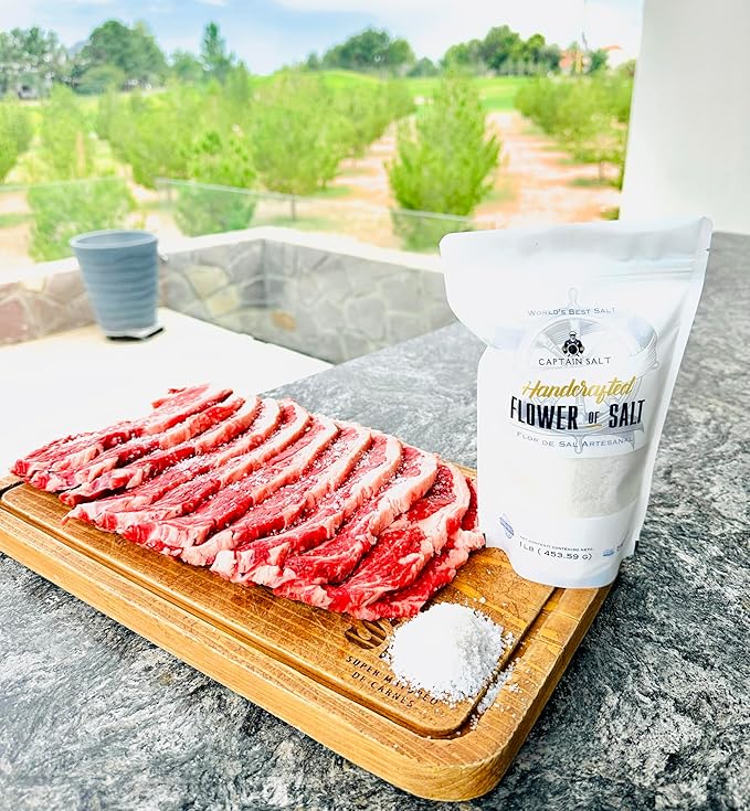 Organic Flower of Salt | Pure & Authentic Colima Salt | Medium Grain | 82+Minerals | No Additives | Great for Cooking, Baking & Finishing dishes.