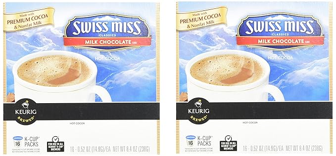 Swiss Miss Keurig K-cups Milk Chocolate Hot Cocoa - 32 Count