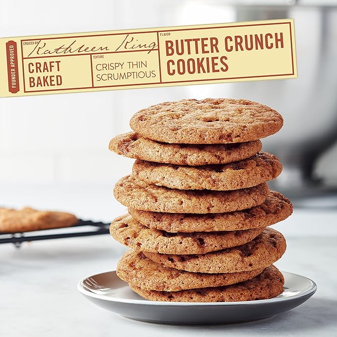 Tate's Bake Shop Butter Crunch Cookies, 7 oz (Pack of 2)