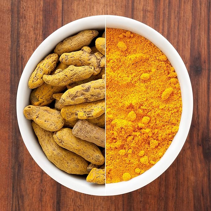 HQOExpress - USDA Certified Organic- Non GMO - Ground Turmeric Spice Powder Seasoning For Cooking- Sustainably Grown - Kosher - 80 oz. Bag