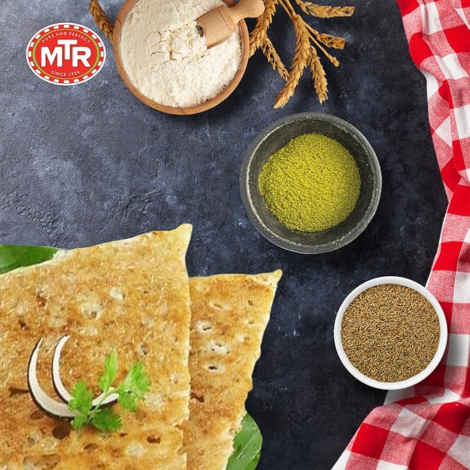 MTR Instant Rava Dosa Mix - Ready to Cook Authentic Indian Breakfast, Lunch, Dinner or Snack Meal - No Added Preservatives - A Quick & Easy Recipe Suitable for Vegetarians - (500g, Pack of 3)