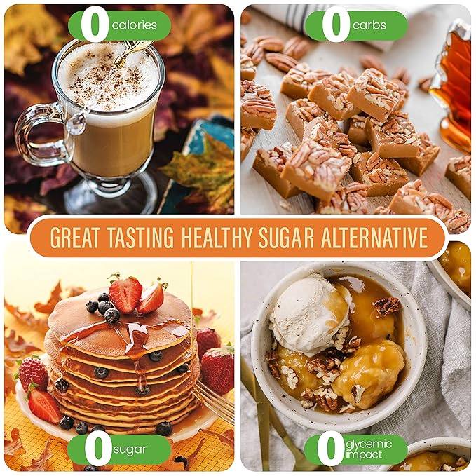 Stevia Select Maple Flavored Liquid Stevia ??Zero Calorie Coffee, Tea, Drink & Baking Sweetener, All-Natural, No Erythritol, Keto-Friendly Sugar Alternative, 300 Servings ??2 Oz (1 Pack)