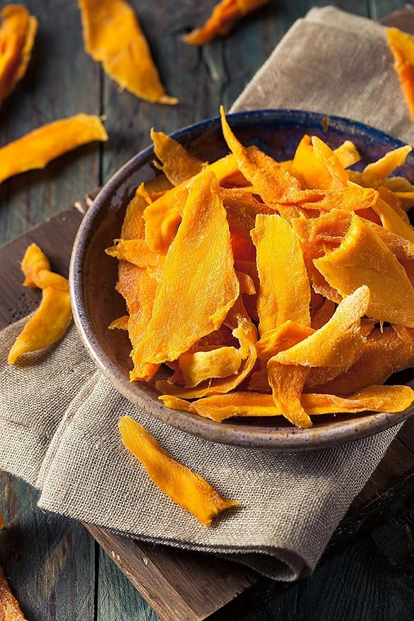 Anna and Sarah Dried Organic Mango STRIP, No Sugar Added, No Preservatives, Al-Natural, Premium Quality 48 Oz in Resealable bag