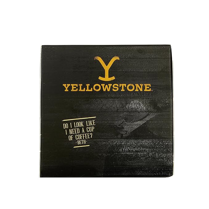 Yellowstone Maple Bourbon Medium Roast Coffee, Single Serve Recyclable Pods/Cups, 100% Arabica Beans, 36 Count