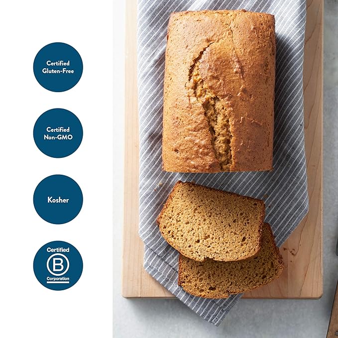 King Arthur, Gluten Free Pumpkin Bread + Muffin Mix, Gluten-Free, Non-GMO Project Verified, Certified Kosher, 12 Ounces