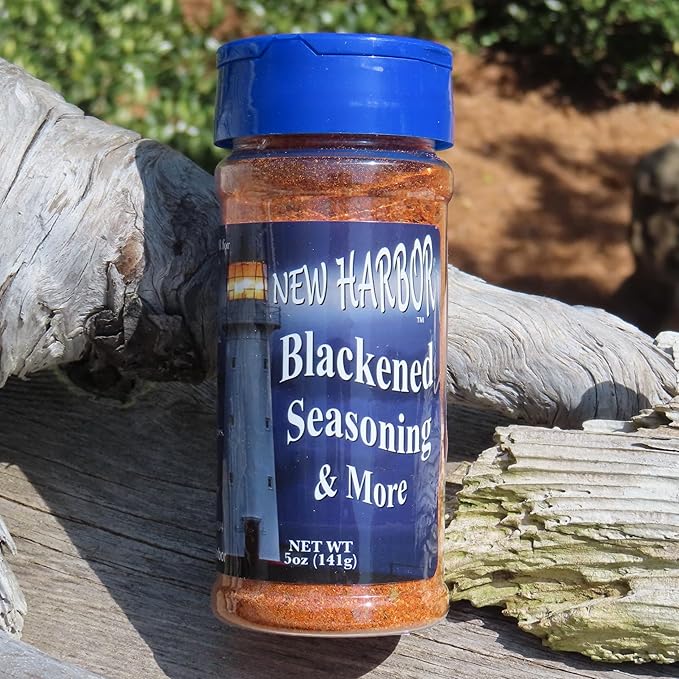 New Harbor Seasoning - Blackened Seasoning | All Natural | Bold & Bright Flavor | Perfect for Grilled Fish | Made in America |
