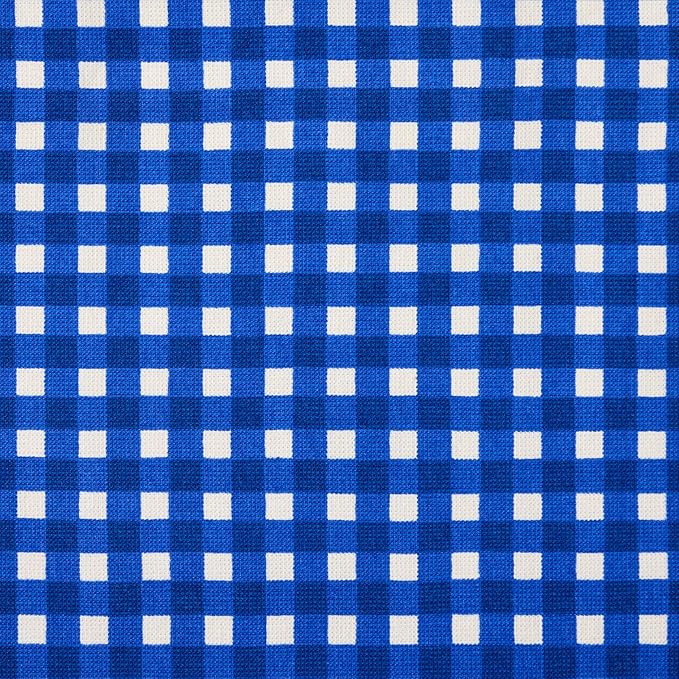 Kate Spade New York Lemon Party and Spring Gingham Kitchen Towels 4-Pack Set, Absorbent 100% Cotton, Navy Blue/Yellow, 17"x28"