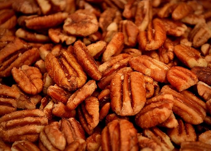 Unsprayed Sprouted 8 lb Raw Wild-Harvested Family Recipe Crispy Sea Salt Texas Native Pecans-Fresh Direct Ship