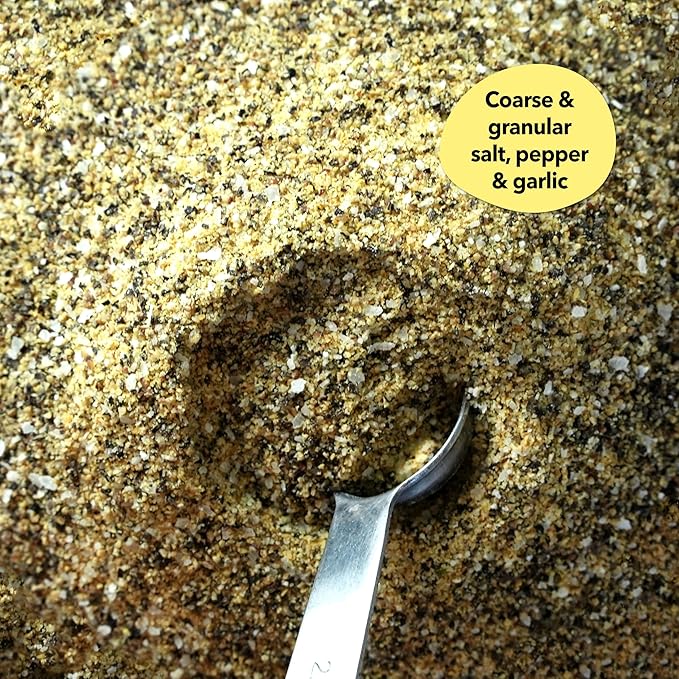 Spiceology – Salt Pepper Garlic (SPG) Seasoning – Premium Blend for Beef, Pork, Poultry & Veggies – Ideal as Steak Rub, BBQ Seasoning & All-Purpose Meat Rub – 18 oz