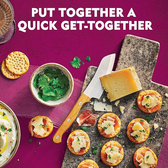 Toasteds Crackers, Party Snacks, Lunch Snacks, Savory Onion (6 Boxes)