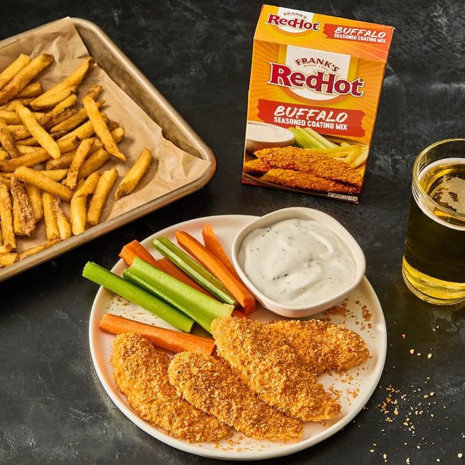 Seasoned Coating Mix Variety Pack, From Popular Brands Lawry??? Frank???RedHot, French??? OLD BAY, and Stubb's, For Coating and Mixing Wherever You???Use Breadcrumbs, 25 oz