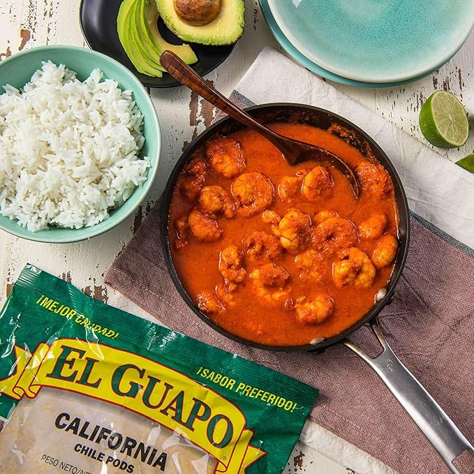 El Guapo Chile Pods Variety Pack, Hispanic Ingredients, Mexican Chiles, Includes Whole Guajillo, Pasilla Ancho, and California Chili Pods, 13 oz