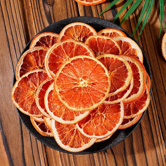 Dried Blood Orange Slices, 3oz/85g,Dehydrated Orange Slices For Cocktails,100% Natural Fruit No Additives No Sugar Added, For Tea, Crafts,Cakes Decoration,Cocktail Garnish,Dried Orange Garland