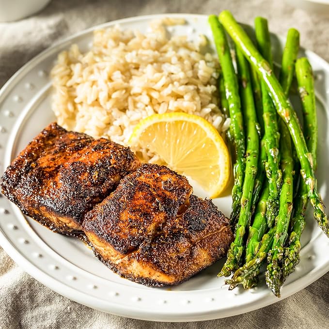 Cajun's Choice Blackened Seasoning - 22 oz Jar, Pack of 2, Gluten-Free, No MSG - Authentic Louisiana Spice for Fish & Meats