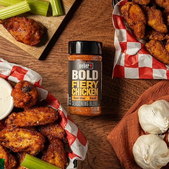 Weber BOLD Fiery Chicken Seasoning Blend, 5.8 oz